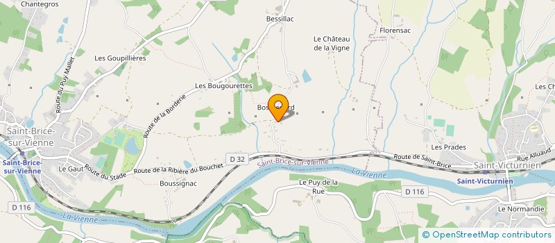localisation de l'entreprise MONSIEUR MICKAEL LAJEUNIE à SAINT-BRICE-SUR-VIENNE