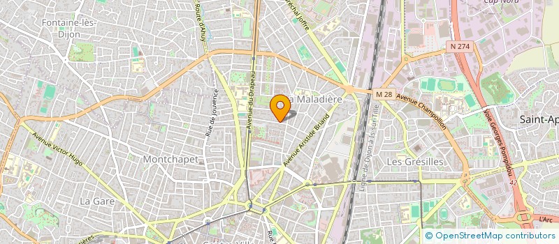 localisation de l'entreprise MONSIEUR MICKAEL LAMBRY à DIJON
