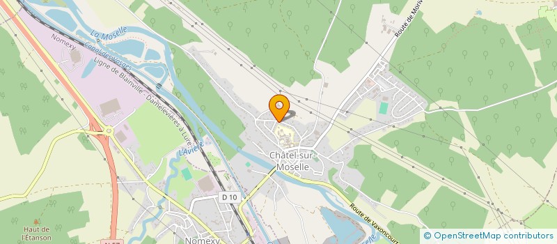 localisation de l'entreprise MONSIEUR MICKAEL LAMON  CHATEL-SUR-MOSELLE