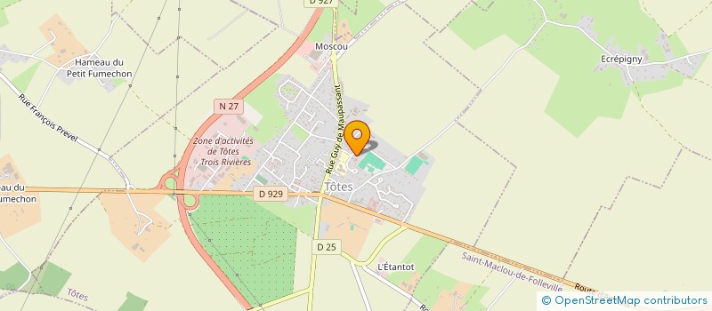 localisation de l'entreprise MONSIEUR MICKAEL LANGLOIS  TOTES