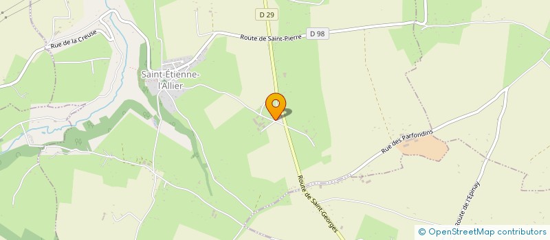 localisation de l'entreprise MONSIEUR MICKAEL LANGLOIS  SAINT-ETIENNE-L'ALLIER
