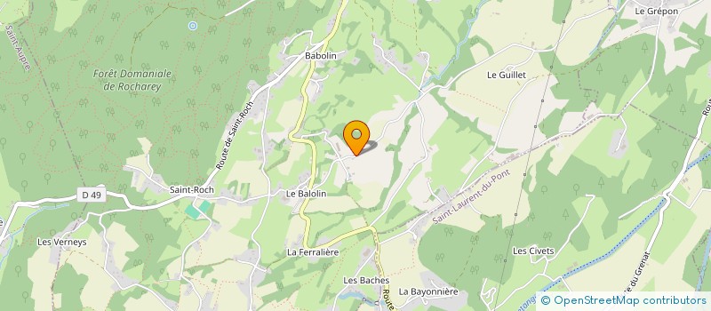 localisation de l'entreprise MONSIEUR MICKAEL LAPORTE à MIRIBEL-LES-ECHELLES