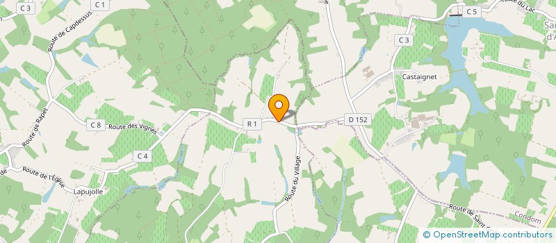 localisation de l'entreprise MONSIEUR MICKAEL LAPOUBLADE  SARRAGACHIES