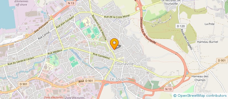 localisation de l'entreprise MONSIEUR MICKAEL LARQUEMIN  CHERBOURG-EN-COTENTIN