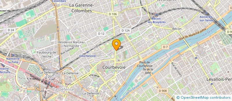 localisation de l'entreprise MONSIEUR MICKAEL LARRIVE à COURBEVOIE