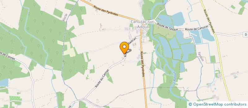 localisation de l'entreprise MONSIEUR MICKAEL LARROUCAU  CAHUZAC-SUR-ADOUR