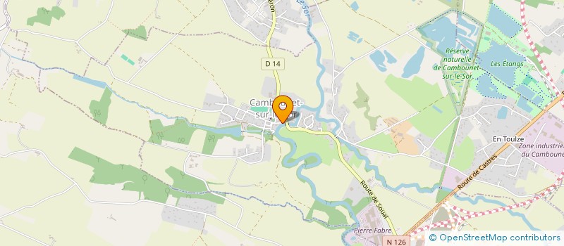 localisation de l'entreprise MONSIEUR MICKAEL LARTIGUE  SOUAL