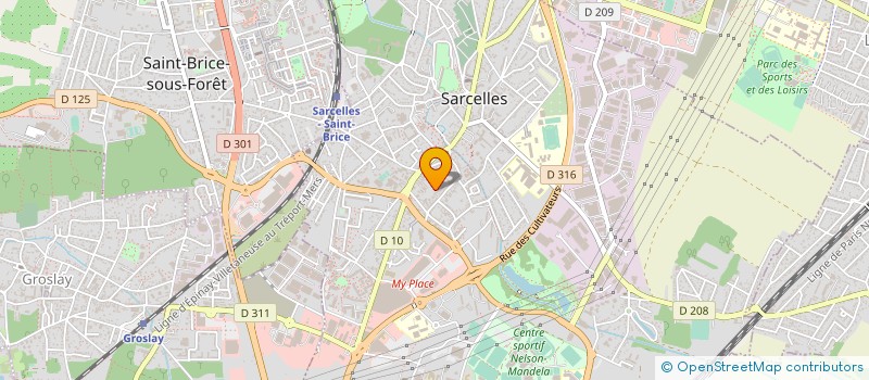 localisation de l'entreprise MONSIEUR MICKAEL LATCHOUMIA à SARCELLES