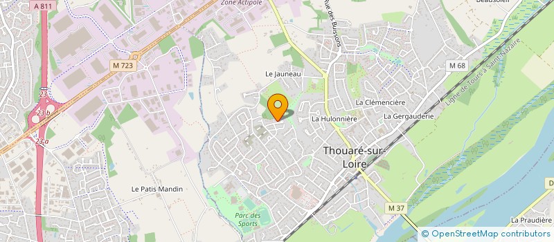 localisation de l'entreprise MONSIEUR MICKAEL LATOUD à THOUARE-SUR-LOIRE