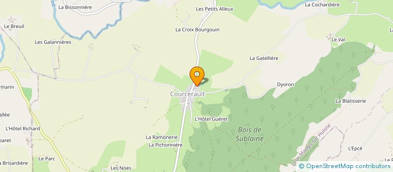 localisation de l'entreprise MONSIEUR MICKAEL LAUNAY à COUR-MAUGIS SUR HUISNE