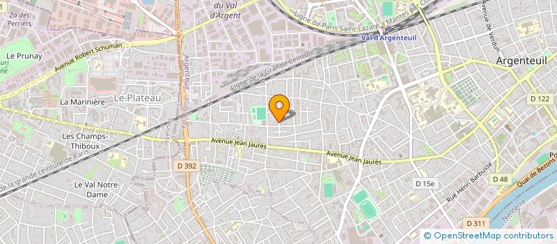 localisation de l'entreprise MONSIEUR MICKAEL LAURENT à ARGENTEUIL