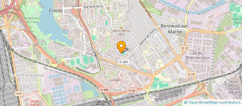 localisation de l'entreprise MONSIEUR MICKAEL LAURENT  CRETEIL