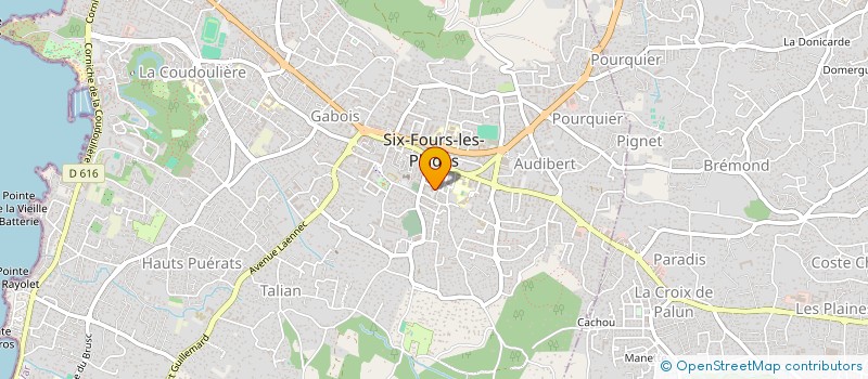 localisation de l'entreprise MONSIEUR MICKAEL LAURENT à SIX-FOURS-LES-PLAGES