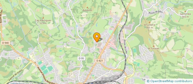 localisation de l'entreprise MONSIEUR MICKAEL LAVARDEZ  LOURDES