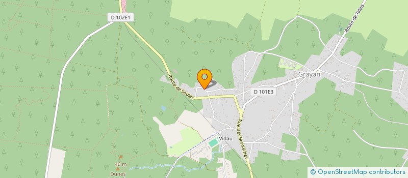 localisation de l'entreprise MONSIEUR MICKAEL LAVIGNE  GRAYAN-ET-L'HOPITAL