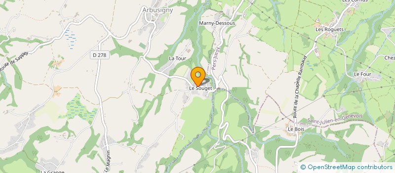 localisation de l'entreprise MONSIEUR MICKAEL LE CLAIRE  ARBUSIGNY