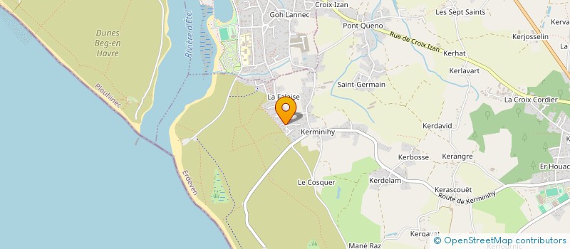 localisation de l'entreprise MONSIEUR MICKAEL LE DEVEHAT  ERDEVEN