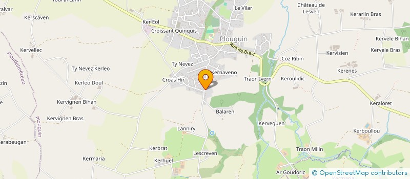 localisation de l'entreprise MONSIEUR MICKAEL LE GALL  PLOUGUIN