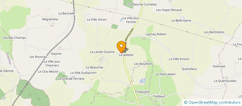 localisation de l'entreprise MONSIEUR MICKAEL LE LOUET  MEDREAC