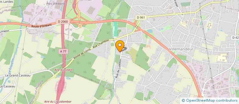localisation de l'entreprise MONSIEUR MICKAEL LE PIOUFLE à VILLEMANDEUR