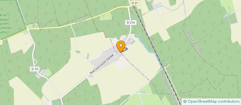 localisation de l'entreprise MONSIEUR MICKAEL LE ROUX  VILLENEUVE-SAINT-DENIS