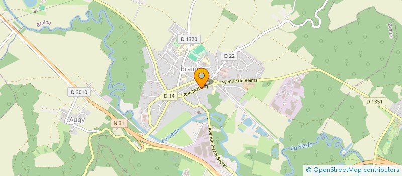 localisation de l'entreprise MONSIEUR MICKAEL LE ROY  BRAINE