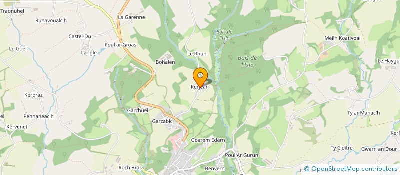 localisation de l'entreprise MONSIEUR MICKAEL LE TIEC  BRASPARTS