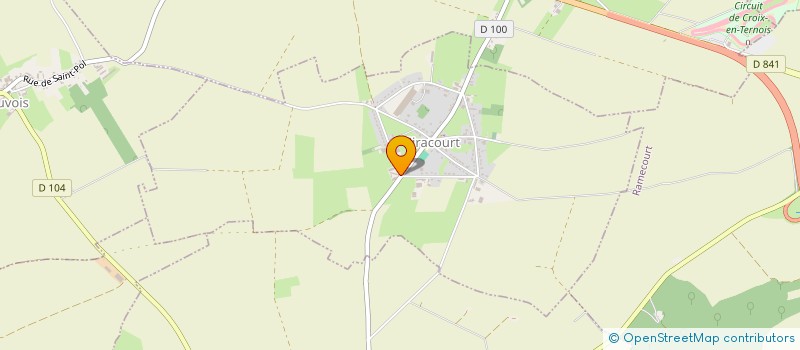 localisation de l'entreprise MONSIEUR MICKAEL LEBEAUPIN  SIRACOURT