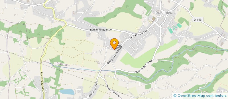 localisation de l'entreprise MONSIEUR MICKAEL LEBIHAN  DOLOMIEU