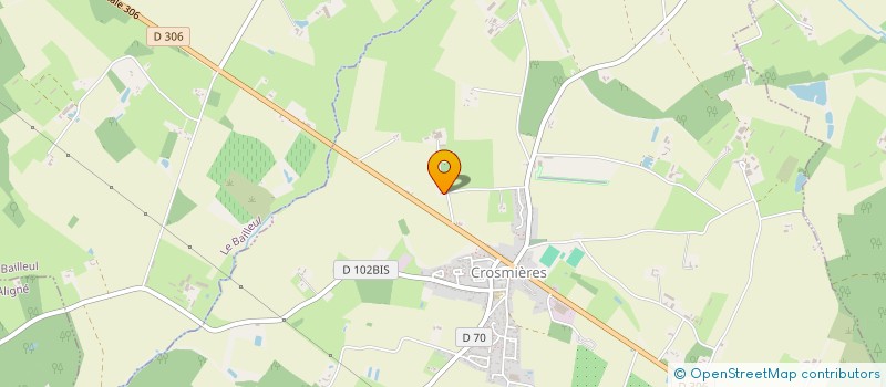 localisation de l'entreprise MONSIEUR MICKAEL LEBOUCHER  CROSMIERES