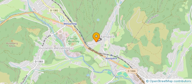 localisation de l'entreprise MONSIEUR MICKAEL LECAILLE  RANSPACH