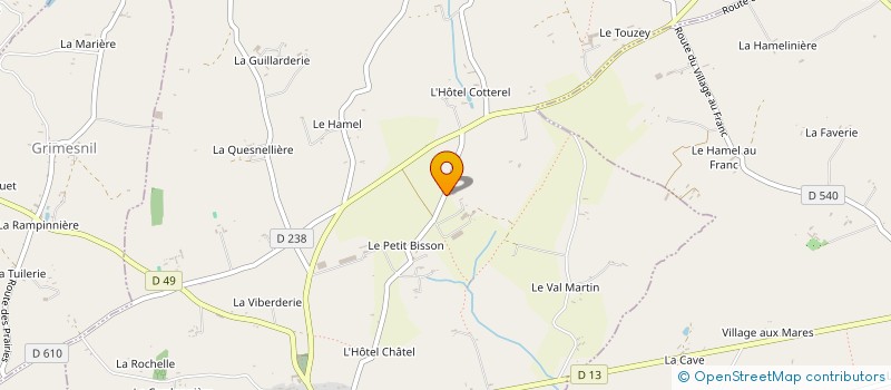 localisation de l'entreprise MONSIEUR MICKAEL LECONTE  SAINT-DENIS-LE-GAST