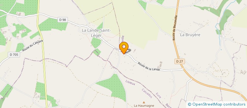 localisation de l'entreprise MONSIEUR MICKAEL LECOQ  MARTAINVILLE