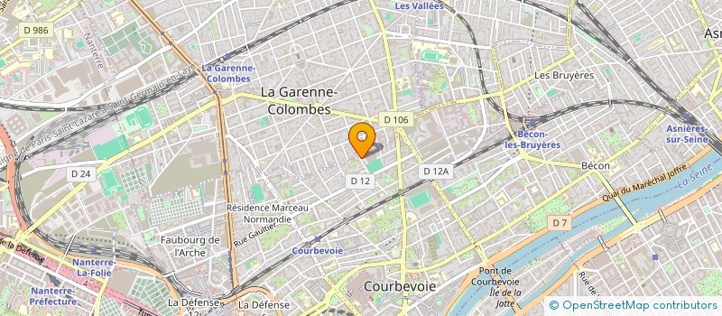 localisation de l'entreprise MONSIEUR MICKAEL LEDOUX à COURBEVOIE