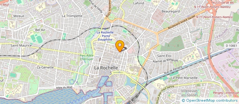 localisation de l'entreprise MONSIEUR MICKAEL LEFEBVRE à LA ROCHELLE