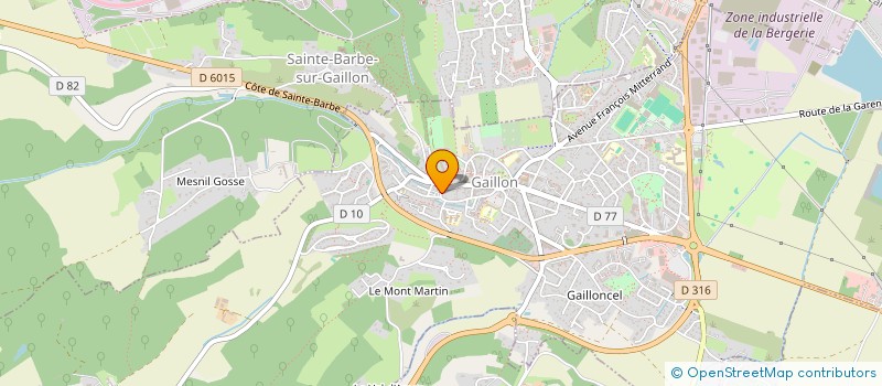 localisation de l'entreprise MONSIEUR MICKAEL LEFEBVRE  GAILLON