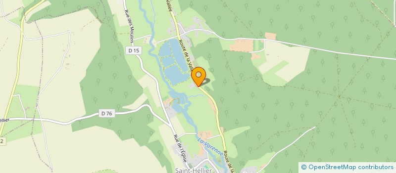 localisation de l'entreprise MONSIEUR MICKAEL LEFEBVRE  SAINT-HELLIER