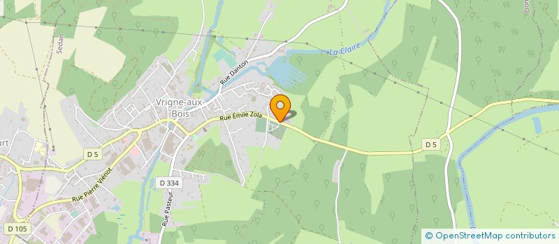localisation de l'entreprise MONSIEUR MICKAEL LEFEVRE à VRIGNE AUX BOIS