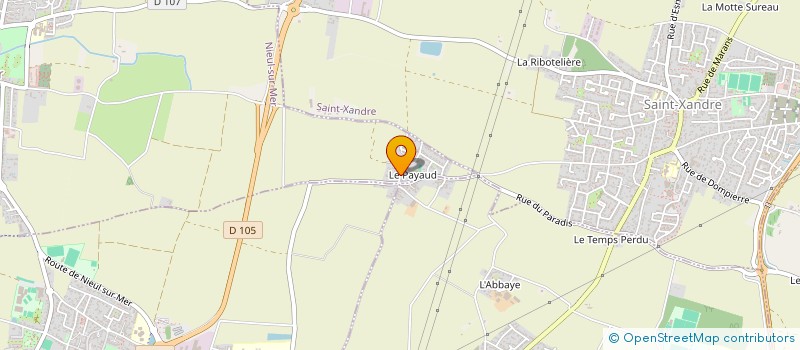 localisation de l'entreprise MONSIEUR MICKAEL LEFEVRE  NIEUL-SUR-MER