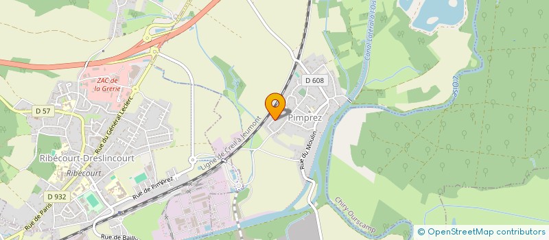 localisation de l'entreprise MONSIEUR MICKAEL LEFOL  PIMPREZ