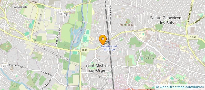 localisation de l'entreprise MONSIEUR MICKAEL LEGARFF  SAINT-MICHEL-SUR-ORGE