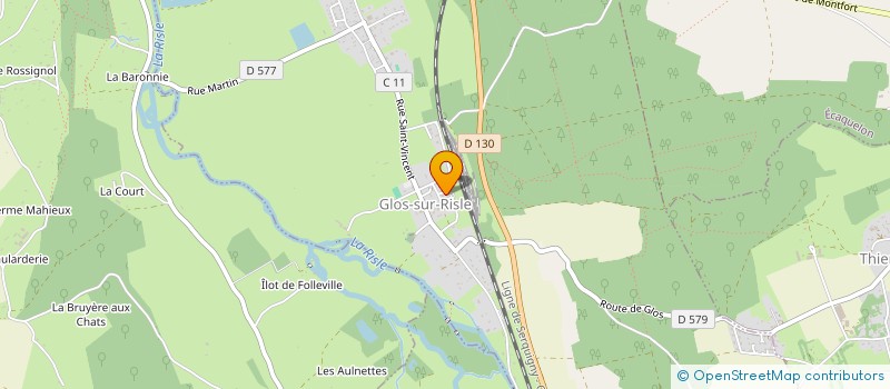 localisation de l'entreprise MONSIEUR MICKAEL LEMESNAGER  GLOS-SUR-RISLE