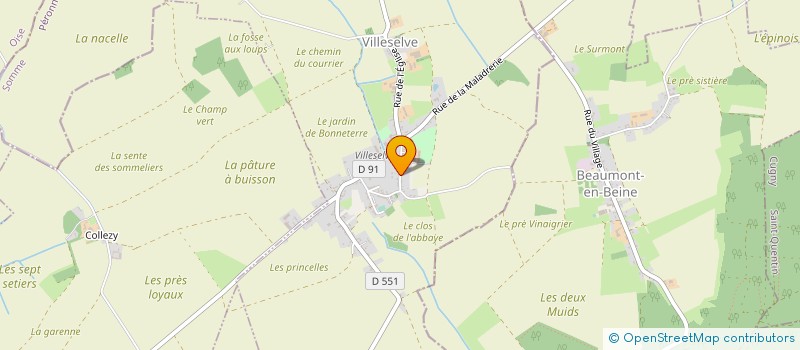 localisation de l'entreprise MONSIEUR MICKAEL LENS  VILLESELVE