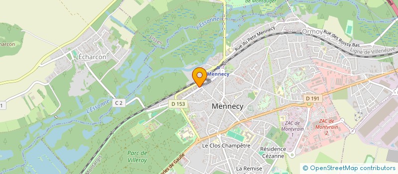 localisation de l'entreprise MONSIEUR MICKAEL LEPETIT à MENNECY