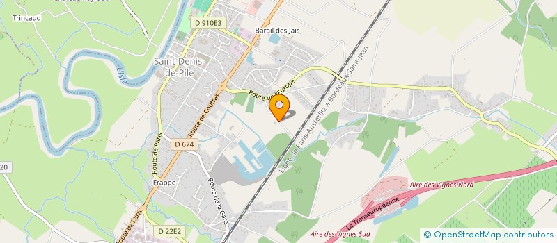 localisation de l'entreprise MONSIEUR MICKAEL LEPINE  SAINT-DENIS-DE-PILE