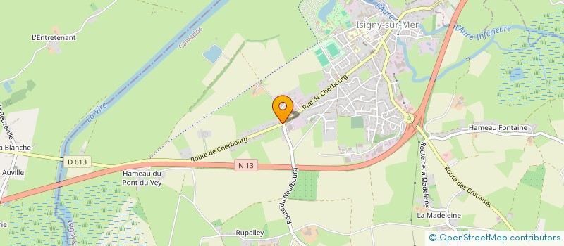 localisation de l'entreprise MONSIEUR MICKAEL LEPLEUX  ISIGNY-SUR-MER