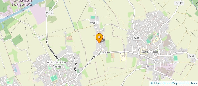 localisation de l'entreprise MONSIEUR MICKAEL LEPOLT  HERRIN