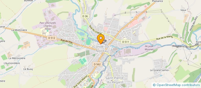 localisation de l'entreprise MONSIEUR MICKAEL LEQUERTIER  CONDE-EN-NORMANDIE