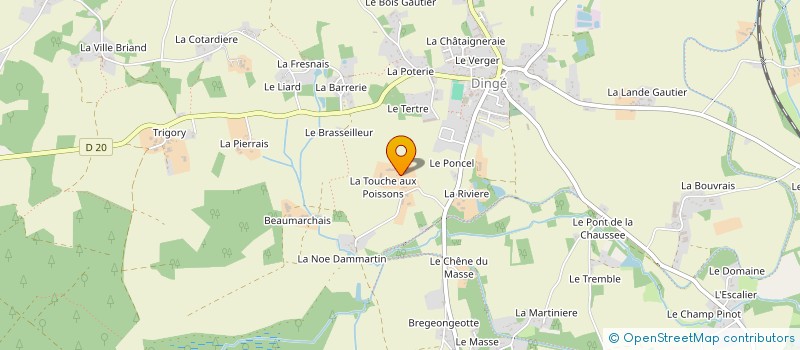 localisation de l'entreprise MONSIEUR MICKAEL LERAY  DINGE