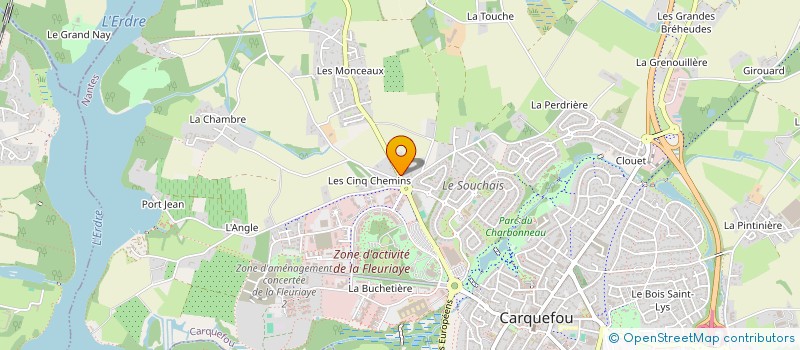 localisation de l'entreprise MONSIEUR MICKAEL LEROUX à CARQUEFOU